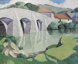 PODRYSKI, Misha. Oil on Canvas. Landscape with