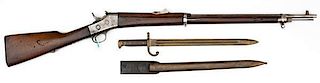 **Remington Model 1902 Rolling Block 7mm Musket and Bayonet 