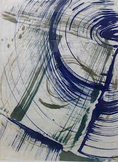 KENDALL. Color Lithograph. Abstract. 1956.