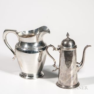Two Pieces of Watson Sterling Silver Hollowware