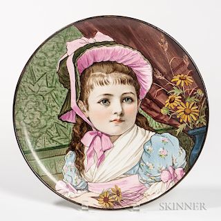 Wedgwood Hand-painted Pearlware Charger