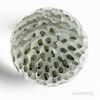 Perthshire Glass Honeycomb Paperweight