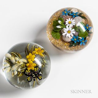 Two Paperweights by Clinton Smith and Cathy Richardson