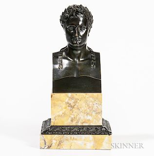 Bronze Bust of Napoleon as Caesar
