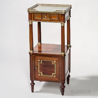 Neoclassical Mahogany and Marble-top Commode