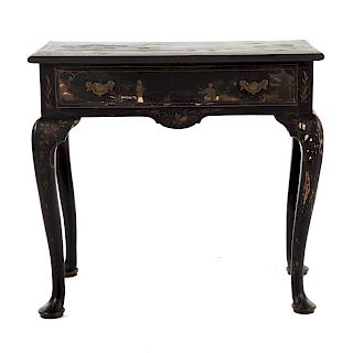 Queen Anne style Chinoiserie decorated side table