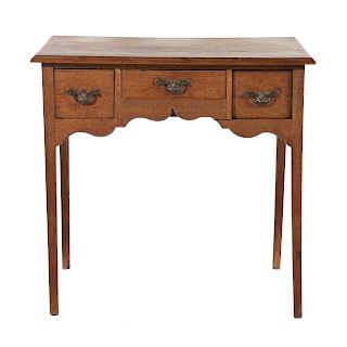 George III oak lady's dressing table
