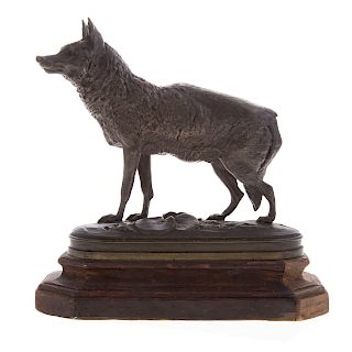 Alfred Jacquemart. Fox bronze