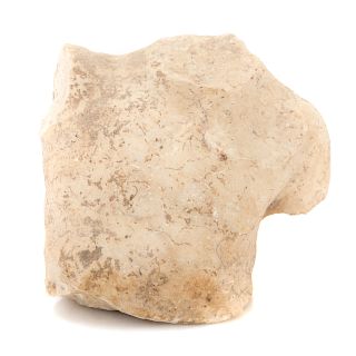Greco-Roman carved marble male torso fragment