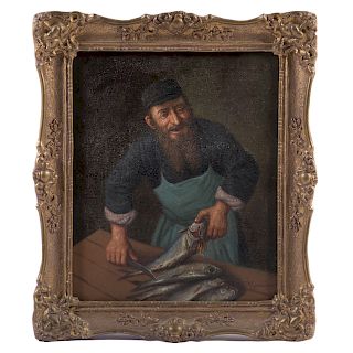 Konstantin Szewczenko. Jewish Fisherman, oil