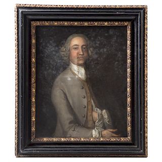 British School, 18th c. Portrait of a Gentleman