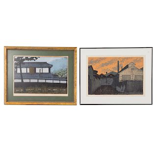 Fukushima Ichiro. A Pair of Woodblock Prints