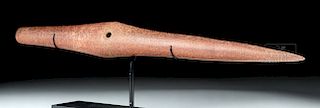 18th C. Hawaiian Kauila Wood Dagger