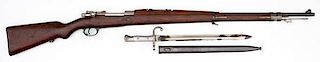 **Argentine Mauser Model 1909 Rifle and Bayonet 