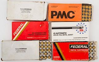 Assorted .45 Auto Ammo 296 Rds. 