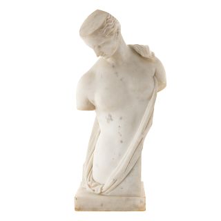 Italian School carved marble Venus