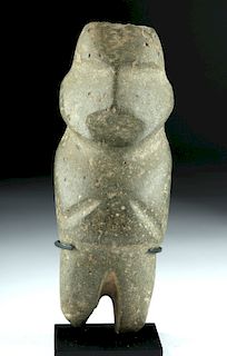 Large Guerrero Mezcala Stone Standing Figure