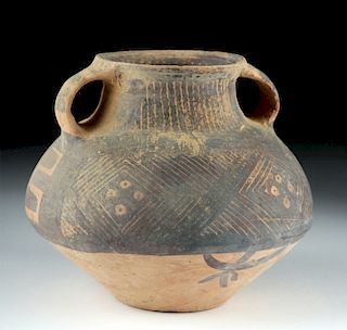 Ancient Chinese Neolithic Pottery Jar