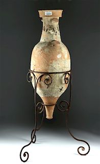 Roman Transport Amphora w/ Old Repairs, ex-Bonhams