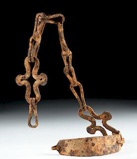 Anglo-Saxon Iron Slave Shackle