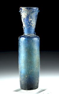 Gorgeous Roman Glass Unguent -  Cobalt Blue