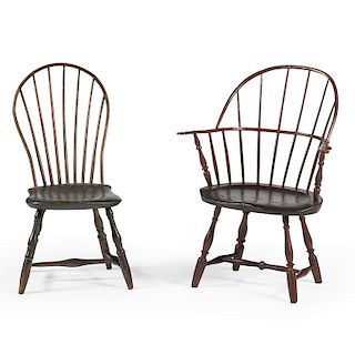 Bow Back Windsor Chairs