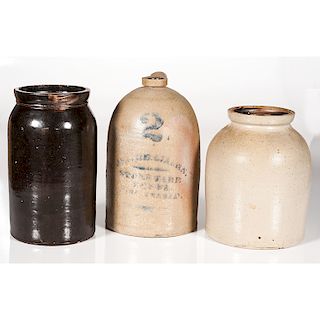 Stoneware Jars 