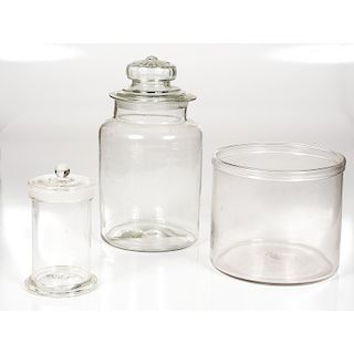 Blown and Molded Glass Jars