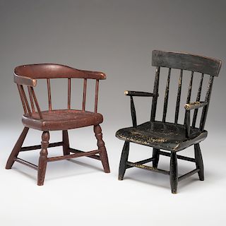 Painted Child's Chairs