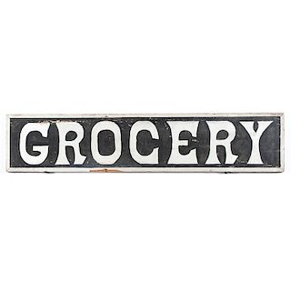 Double-Sided Wood Grocery Sign, Plus