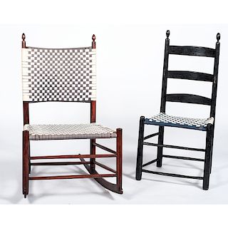 Shaker Chair and Rocker