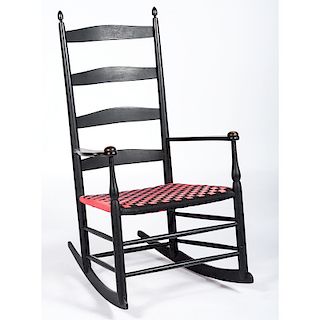 Shaker No. 6 Rocker with Taped Seat