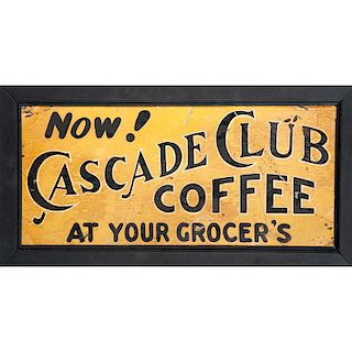 Cascade Club Tin Sign