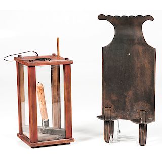 Candle Lantern and Sconce