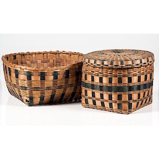 Polychrome Woven Baskets