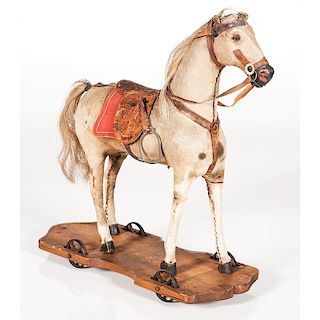 German Horse Pull Toy