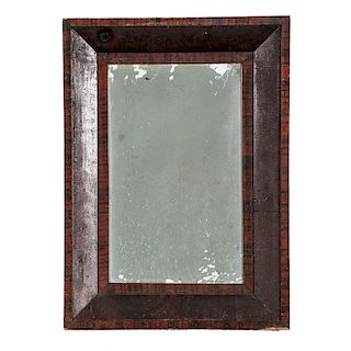 Mirror with Grain Painted Frame