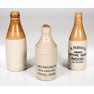 Stoneware Beer Bottles