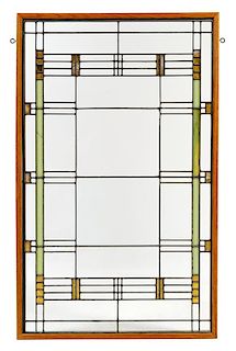 Frank Lloyd Wright, CIRCA 1902, a window from the Albert Heurtley House, Oak Park, Illinois WILL BE DELIVERED IN SEPTEMBER