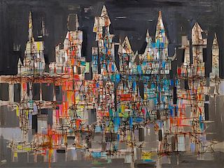 Richard Koppe, (American, 1916-1973), Metropolis, c. 1960