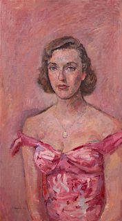 Seymour Rosofsky, (American, 1924-1981), Portrait of a Woman, 1958
