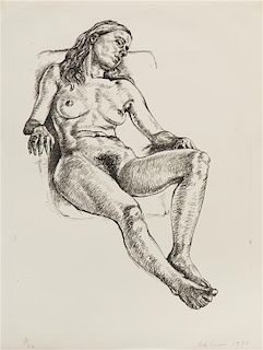 James Valerio, (American, b. 1938), Nude, 1971