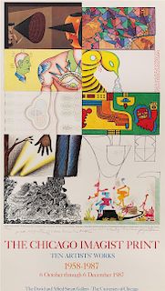 * Various Artists, (American, 20th/21st century), Chicago Imagist Poster