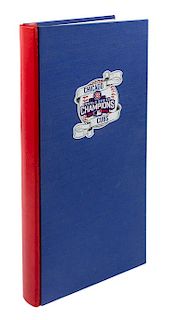 [CHICAGO CUBS].  Complete Chicago Tribune coverage of the Cubs' 2016 World Series Championship, specially bound in goatskin & in
