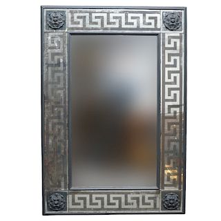 Greek Key Frame Mirror