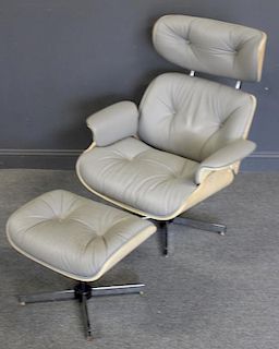 MIDCENTURY. Eames Style Leather Upholstered