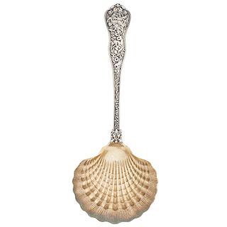 TIFFANY & CO. STERLING SILVER SHELL-FORM SERVING SPOON