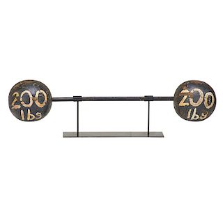 BARBELL TRADE SIGN
