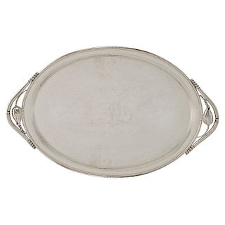 STYLE OF GEORG JENSEN STERLING SILVER TRAY