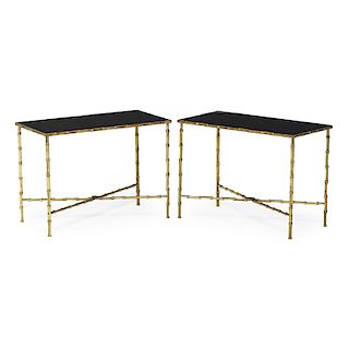 PAIR OF MAISON BAGUES SIDE TABLES